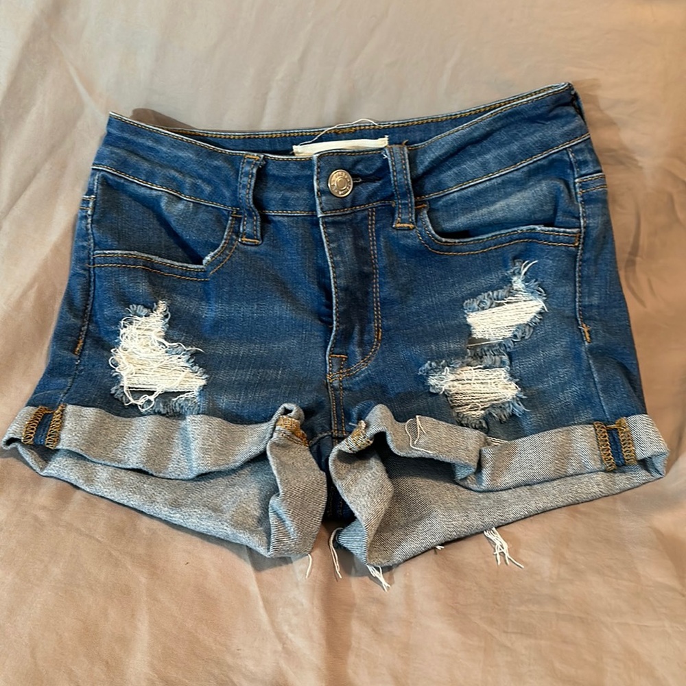 PacSun Super Stretch Shortie Shorts Waist Size 23